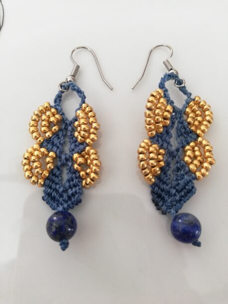 Boucles d'oreille lapis lazuli